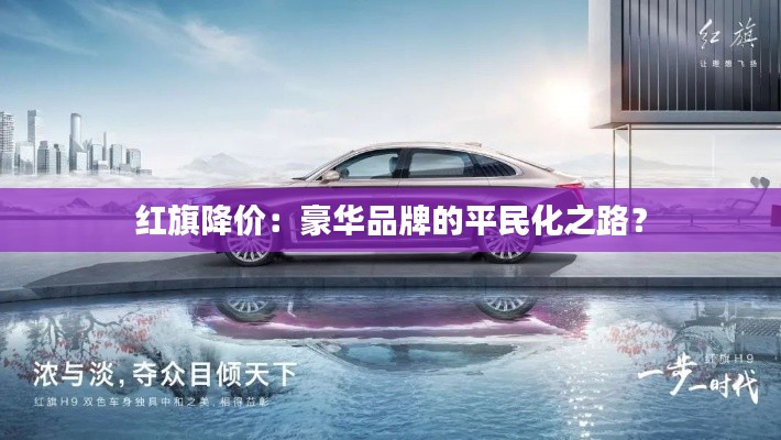 紅旗降價：豪華品牌的平民化之路？