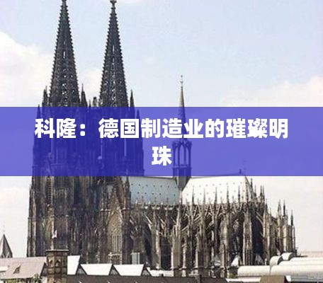 科?。旱聡圃鞓I(yè)的璀璨明珠