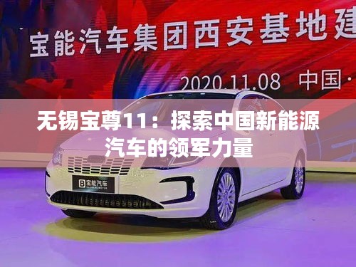 無(wú)錫寶尊11：探索中國(guó)新能源汽車(chē)的領(lǐng)軍力量