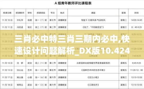 三肖必中特三肖三期內(nèi)必中,快速設(shè)計(jì)問題解析_DX版10.424