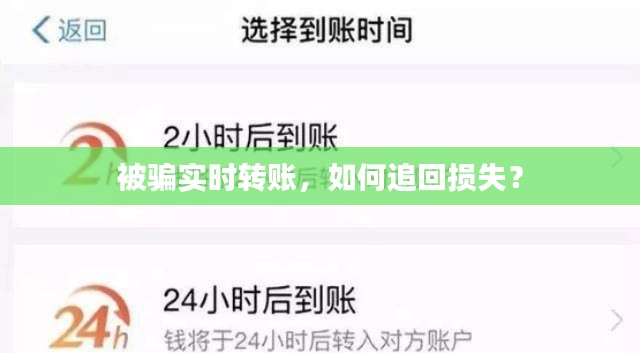 被騙實時轉(zhuǎn)賬，如何追回?fù)p失？