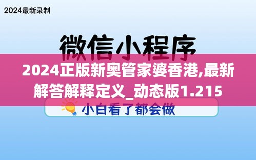 2024正版新奧管家婆香港,最新解答解釋定義_動態(tài)版1.215