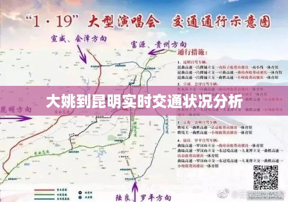 大姚到昆明實時交通狀況分析