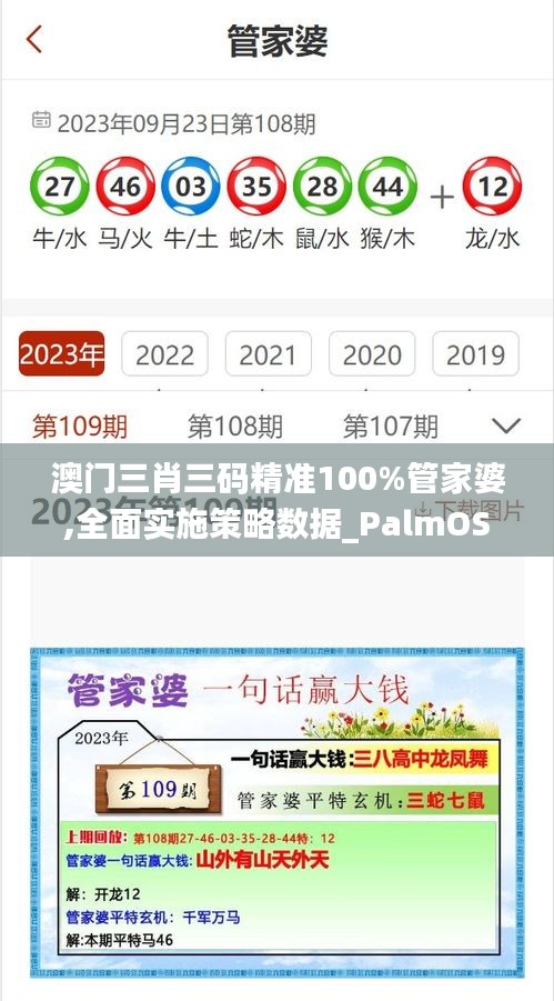 澳門三肖三碼精準(zhǔn)100%管家婆,全面實施策略數(shù)據(jù)_PalmOS4.324