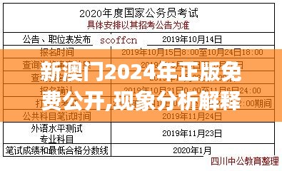新澳門2024年正版免費公開,現(xiàn)象分析解釋定義_Device9.618
