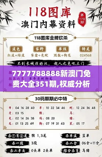 7777788888新澳門(mén)免費(fèi)大全351期,權(quán)威分析說(shuō)明_投資版2.131