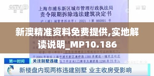 新澳精準資料免費提供,實地解讀說明_MP10.186