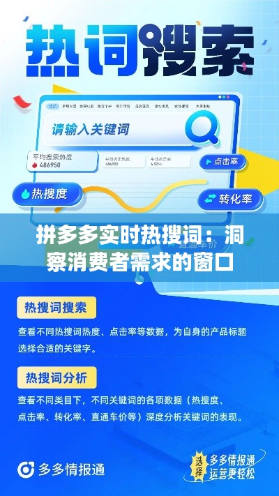 拼多多實(shí)時(shí)熱搜詞:洞察消費(fèi)者需求的窗口