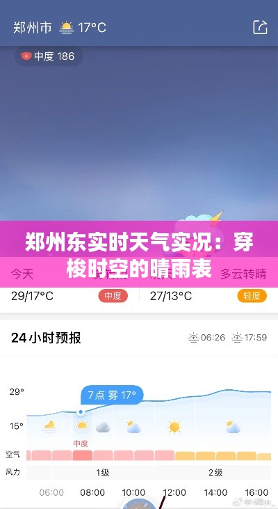 鄭州東實(shí)時天氣實(shí)況：穿梭時空的晴雨表