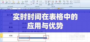 實時時間在表格中的應(yīng)用與優(yōu)勢