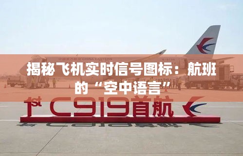 揭秘飛機(jī)實(shí)時信號圖標(biāo)：航班的“空中語言”