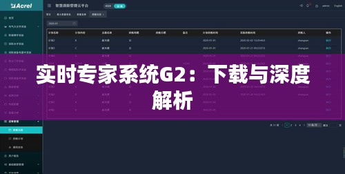 實時專家系統(tǒng)G2：下載與深度解析