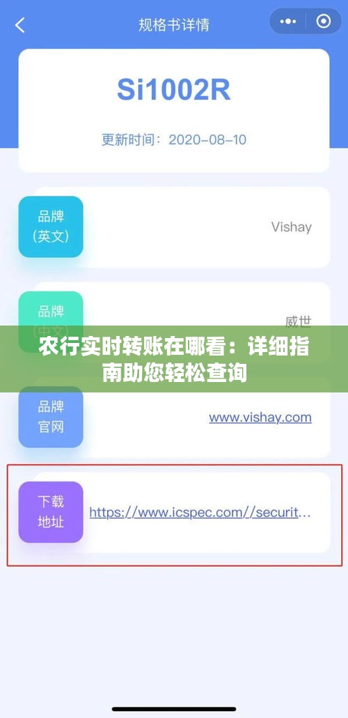 農(nóng)行實(shí)時轉(zhuǎn)賬在哪看：詳細(xì)指南助您輕松查詢