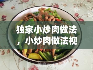 獨(dú)家小炒肉做法，小炒肉做法視頻 