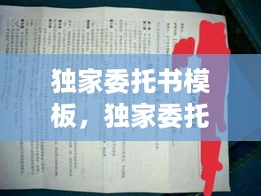 獨(dú)家委托書模板，獨(dú)家委托協(xié)議有法律效力嗎 