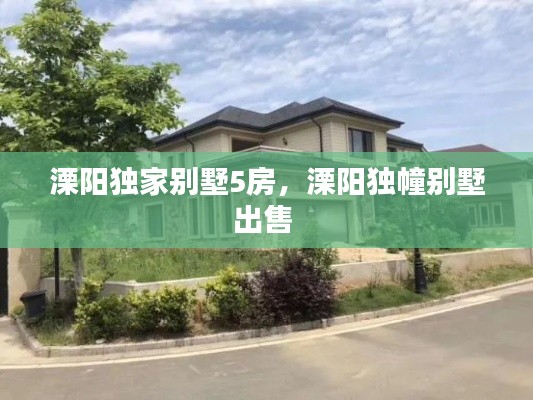 溧陽獨家別墅5房，溧陽獨幢別墅出售 