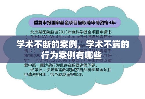 學(xué)術(shù)不斷的案例，學(xué)術(shù)不端的行為案例有哪些 