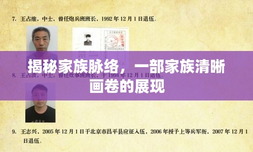 揭秘家族脈絡(luò)，一部家族清晰畫卷的展現(xiàn)