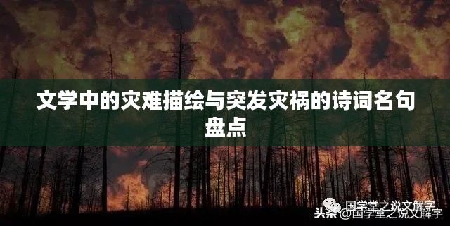 文學(xué)中的災(zāi)難描繪與突發(fā)災(zāi)禍的詩詞名句盤點(diǎn)