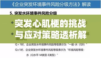 突發(fā)心肌梗的挑戰(zhàn)與應對策略透析解析