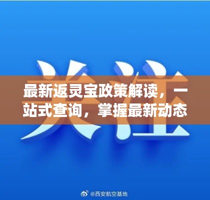 最新返靈寶政策解讀，一站式查詢，掌握最新動(dòng)態(tài)