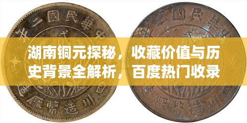 湖南銅元探秘，收藏價(jià)值與歷史背景全解析，百度熱門收錄！