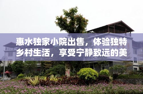 惠水獨家小院出售，體驗獨特鄉(xiāng)村生活，享受寧靜致遠的美好時光