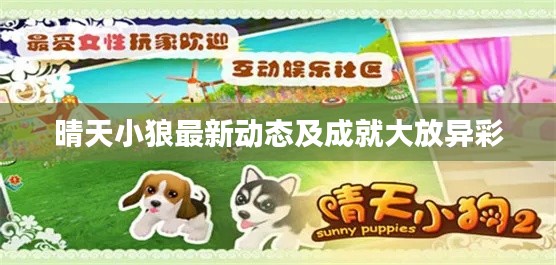 晴天小狼最新動(dòng)態(tài)及成就大放異彩