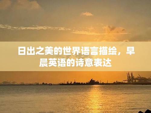 日出之美的世界語言描繪，早晨英語的詩意表達