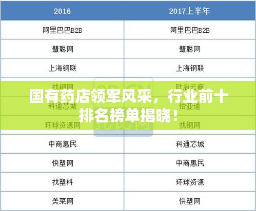 國有藥店領(lǐng)軍風(fēng)采，行業(yè)前十排名榜單揭曉！