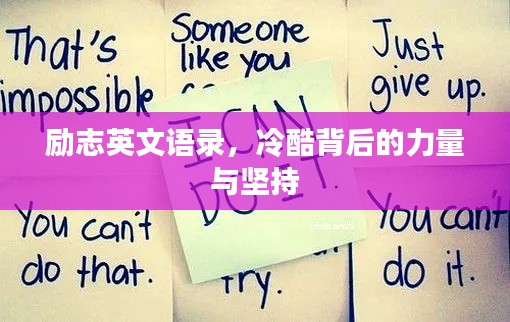 勵(lì)志英文語錄，冷酷背后的力量與堅(jiān)持