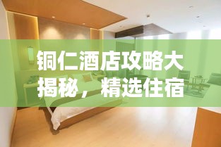 銅仁酒店攻略大揭秘，精選住宿推薦與獨(dú)家體驗(yàn)！