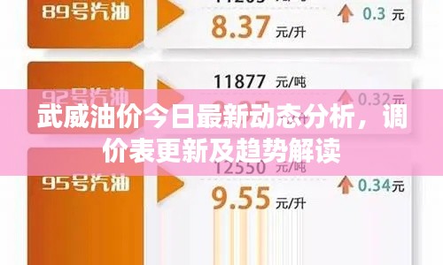 武威油價(jià)今日最新動態(tài)分析，調(diào)價(jià)表更新及趨勢解讀