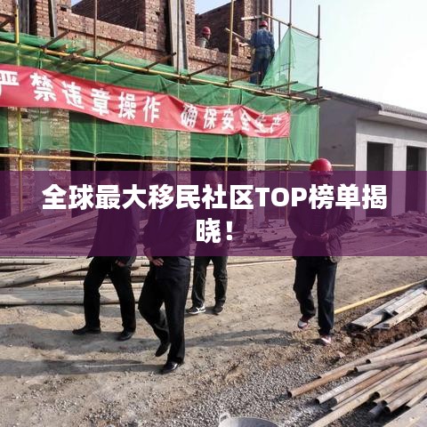 全球最大移民社區(qū)TOP榜單揭曉！