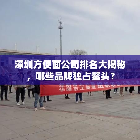 深圳方便面公司排名大揭秘，哪些品牌獨占鰲頭？