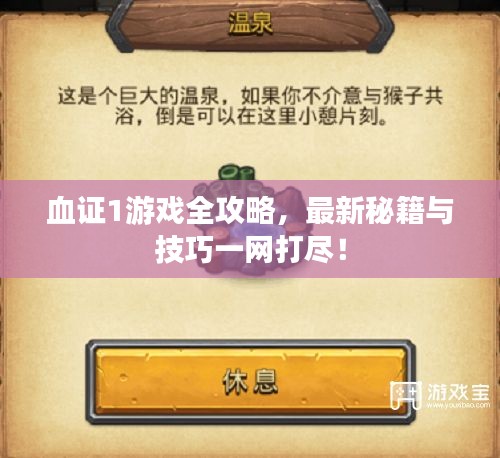 血證1游戲全攻略，最新秘籍與技巧一網(wǎng)打盡！