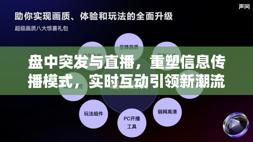 盤中突發(fā)與直播，重塑信息傳播模式，實時互動引領(lǐng)新潮流