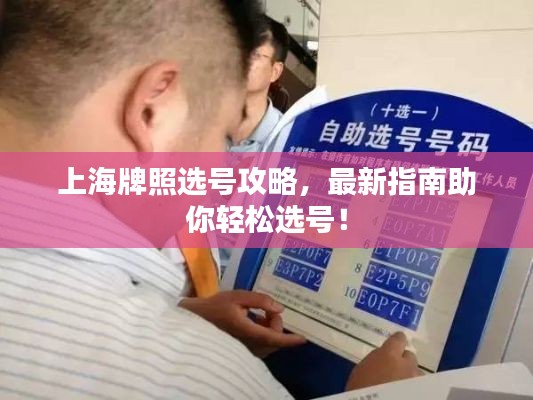 上海牌照選號攻略，最新指南助你輕松選號！