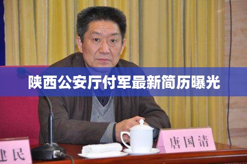 陜西公安廳付軍最新簡歷曝光