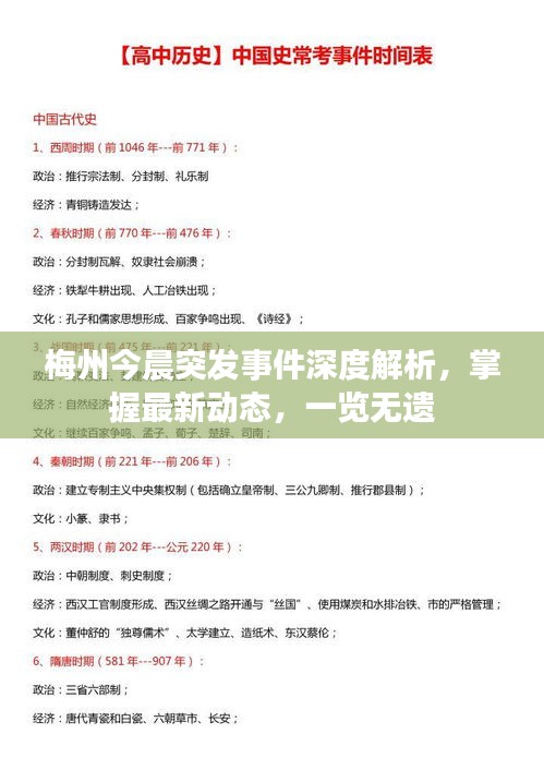 梅州今晨突發(fā)事件深度解析，掌握最新動態(tài)，一覽無遺