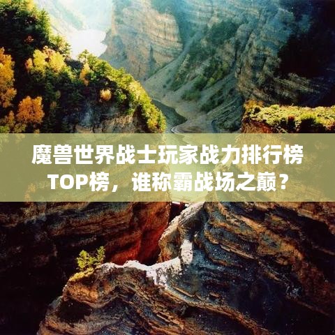 魔獸世界戰(zhàn)士玩家戰(zhàn)力排行榜TOP榜，誰稱霸戰(zhàn)場之巔？