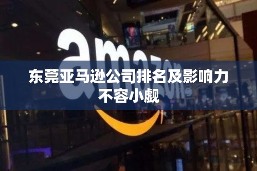 東莞亞馬遜公司排名及影響力不容小覷
