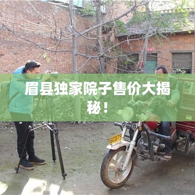 眉縣獨(dú)家院子售價(jià)大揭秘！