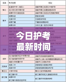今日護(hù)考最新時(shí)間安排出爐，保障考試順利進(jìn)行