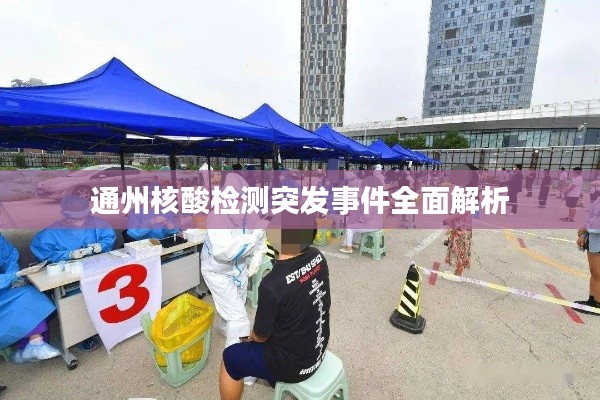 通州核酸檢測突發(fā)事件全面解析