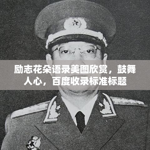 勵志花朵語錄美圖欣賞，鼓舞人心，百度收錄標準標題