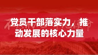 黨員干部落實力，推動發(fā)展的核心力量