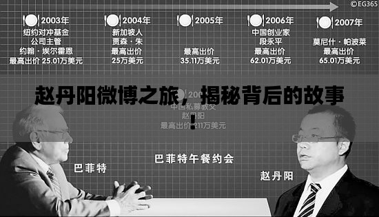 趙丹陽微博之旅，揭秘背后的故事！