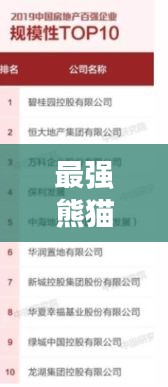最強(qiáng)熊貓人TOP10榜單揭曉！