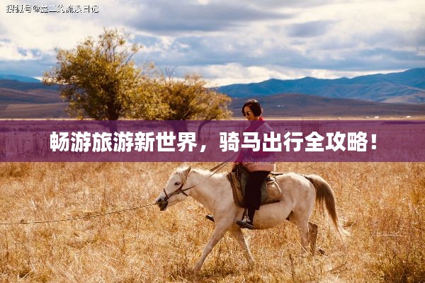 暢游旅游新世界，騎馬出行全攻略！